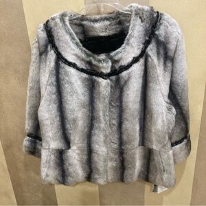 Faux Fur Jacket-L-NWT